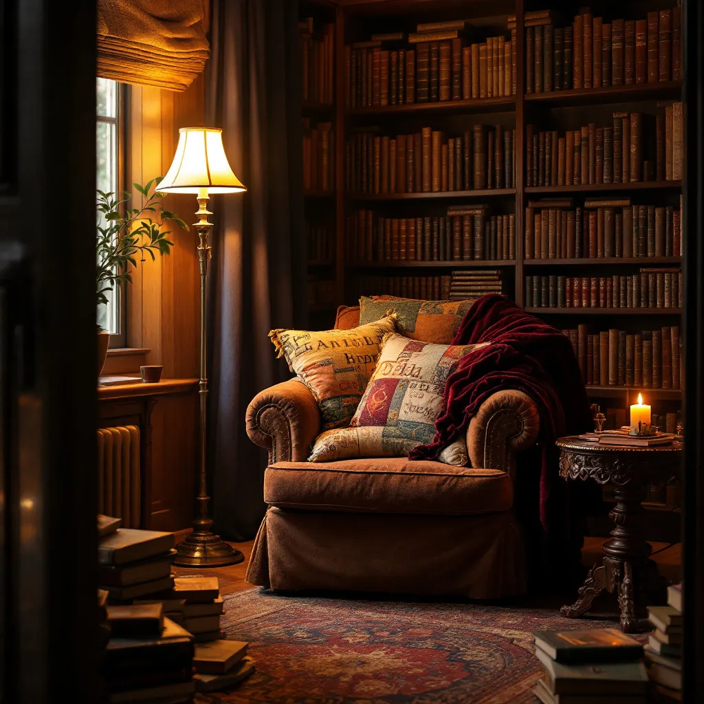 !flux11 dark reading nook