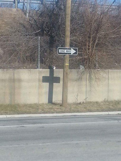 One way.