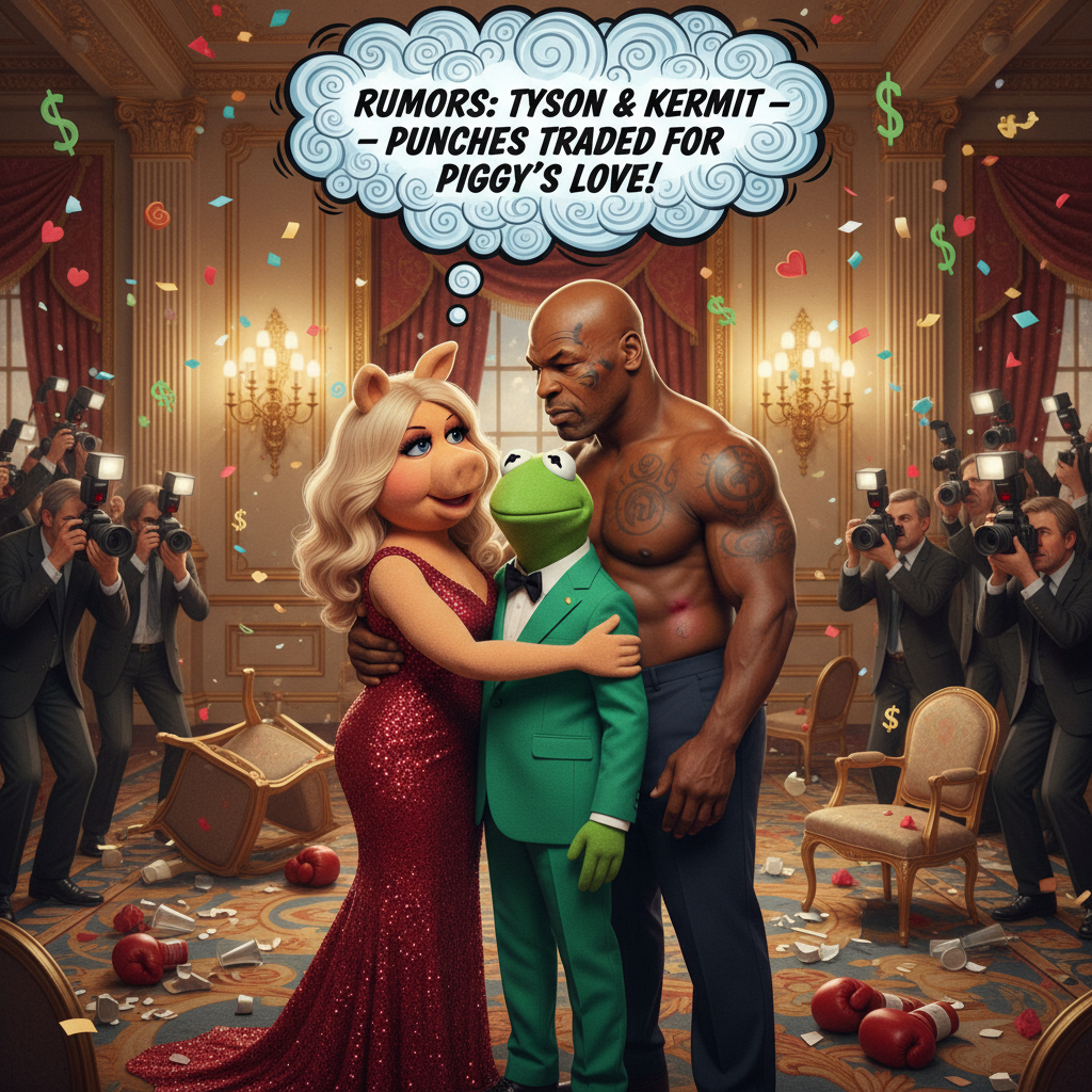 Miss Big Pig is having an affair with Kermit the Frog and Mike Tyson. Rumors are flying the two men…