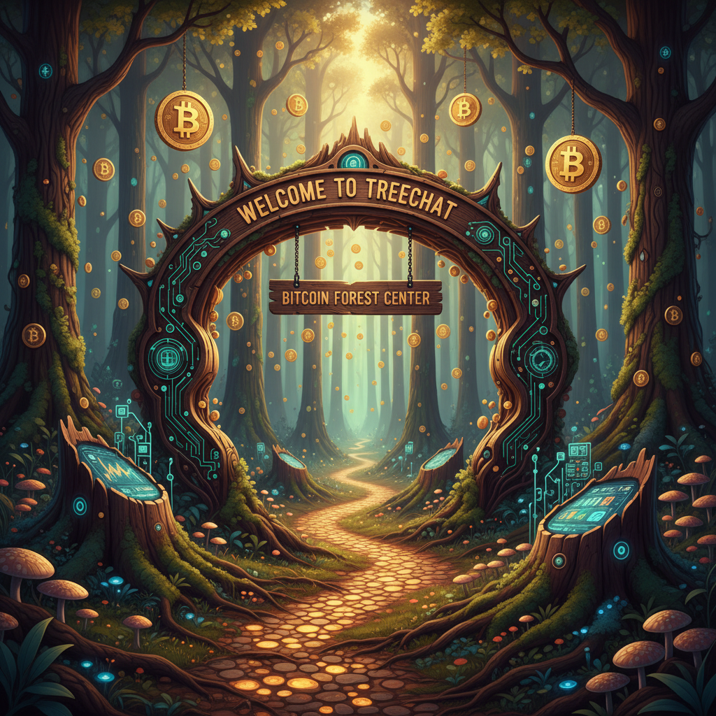 Welcome to treechat Bicoin forest center. !nb
