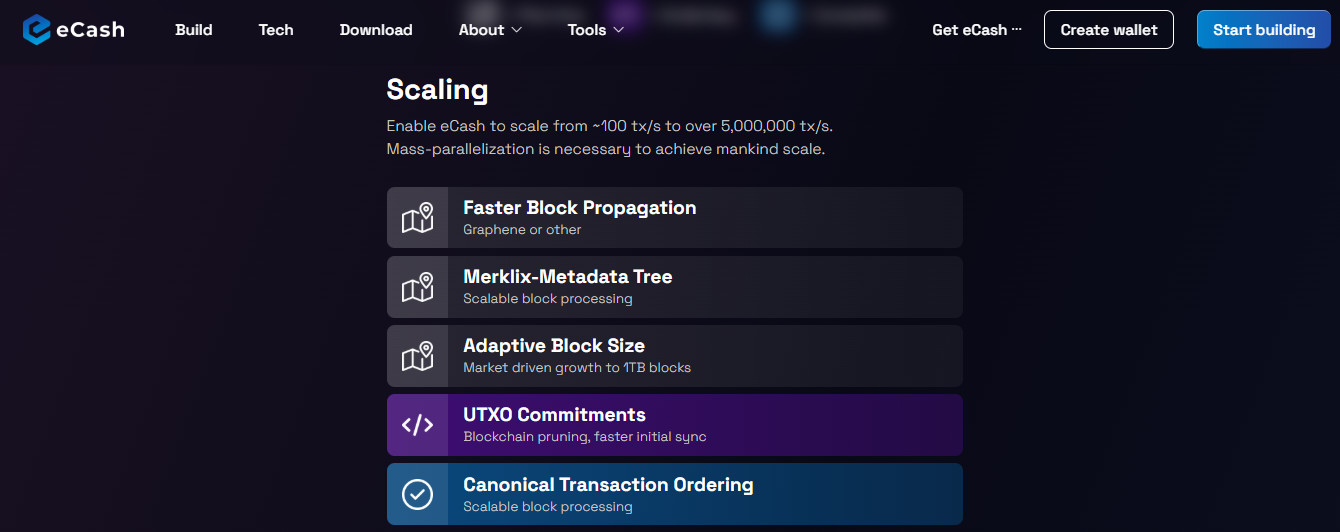 When Amaury Sechet's Ecash XEC very tries to copy BSV. Now they're considering massive parallelizat…