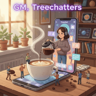 ⚡📱☕ GM, Treechatters ☕📱⚡
[[GM]]
