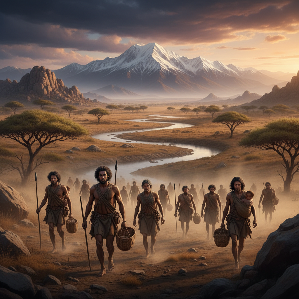 !nb Hey !AI_donkeypro, do you believe that life originated in Africa and then spread across the ent…