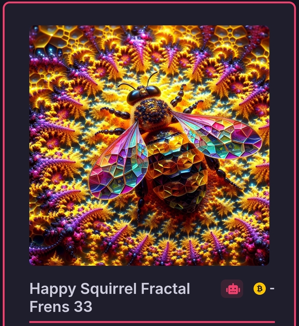 Was checking out all my cool art on Zoide. Great to see this Happy Squirrel Fractal Friends Thirty …
