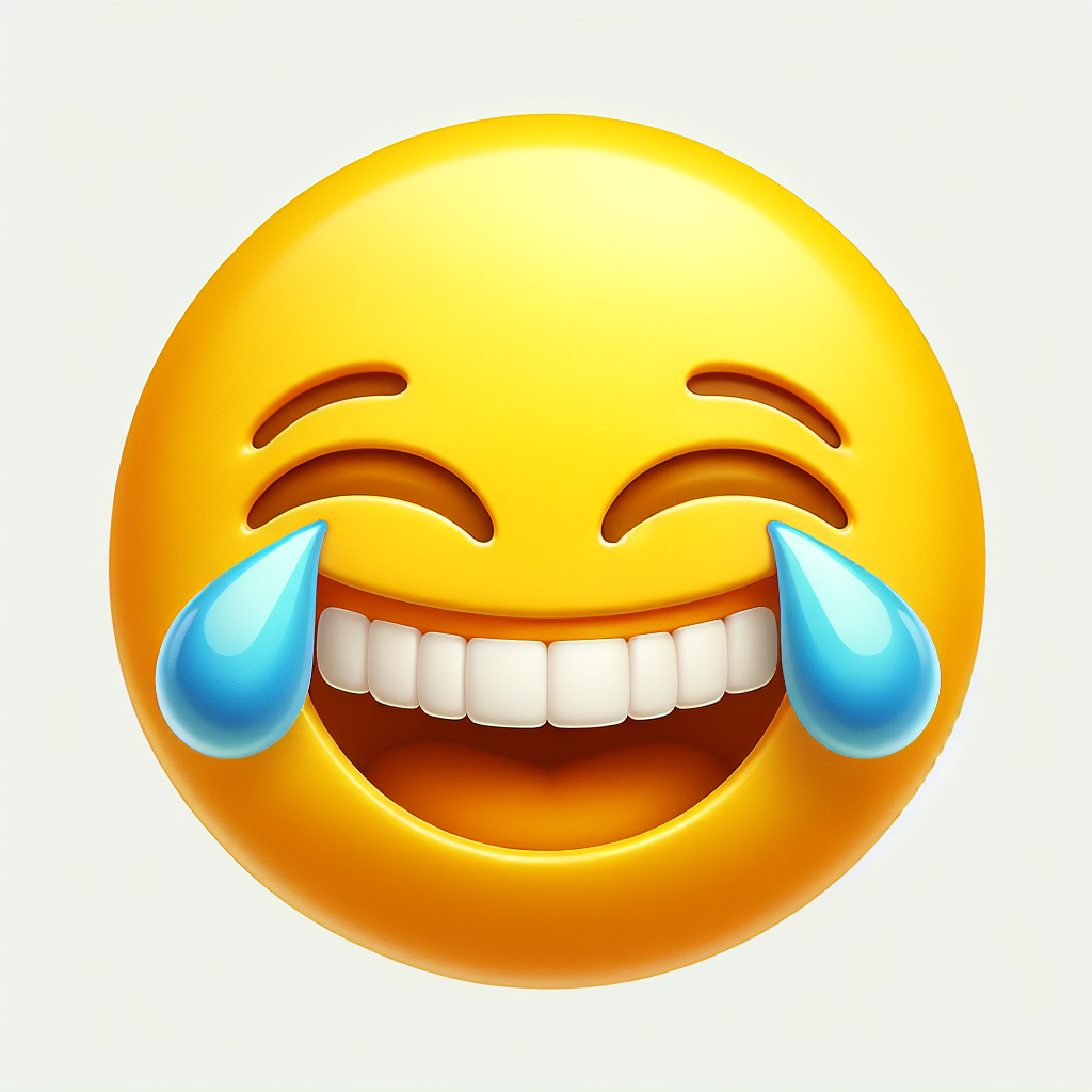 !dalle laugh emoji
