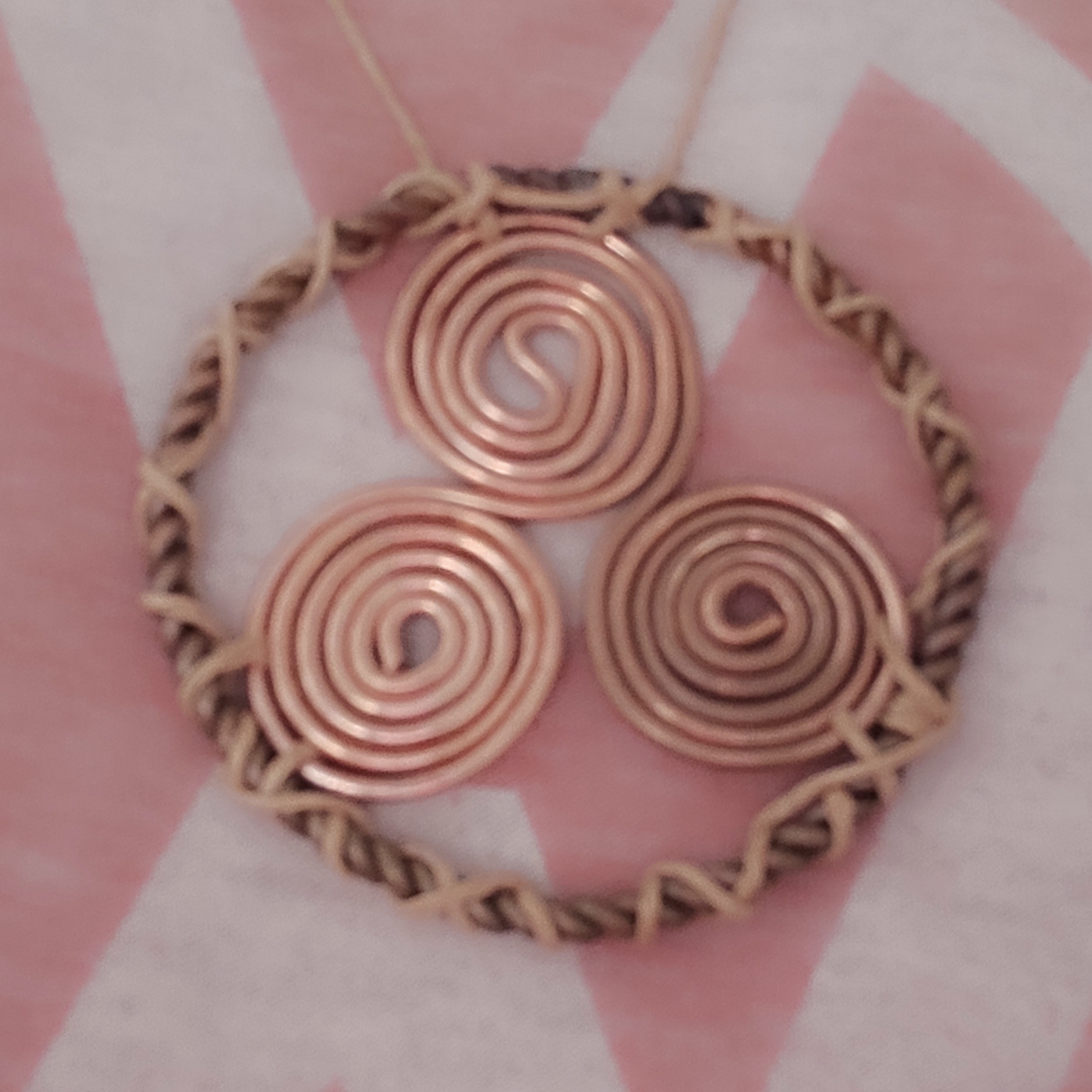 New necklace {6cm across}
Triskelion interior (empowerment cubit length)
Tensor ring exterior (1/3 …
