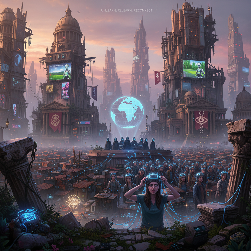 !nb The only way the controllers could build this dystopian future we are living in was to sever ou…