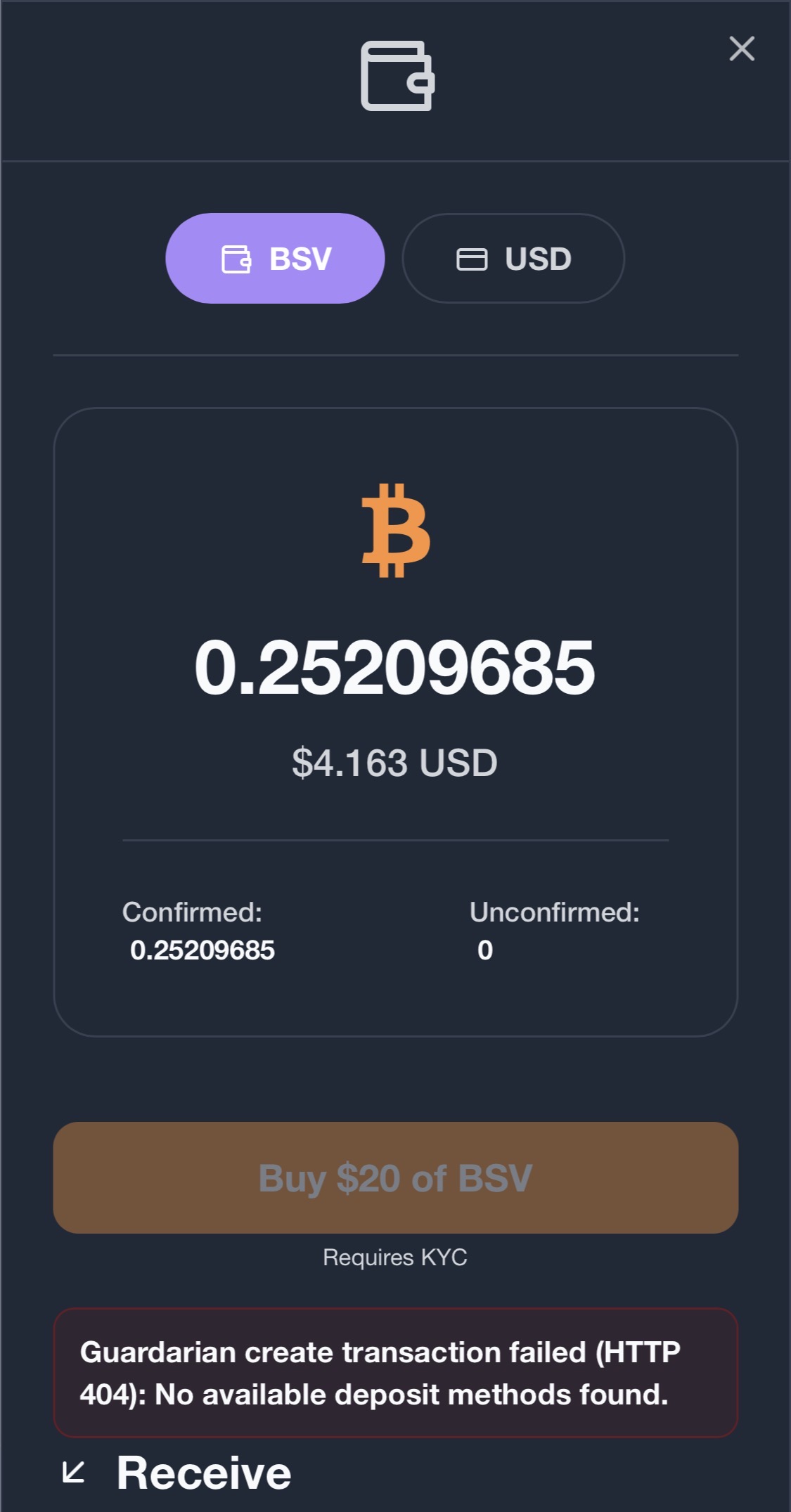 Awesome tutorial @Brooz @metamitya the wallet still doesn’t work for me to buy BSV. 🤷‍♀️?