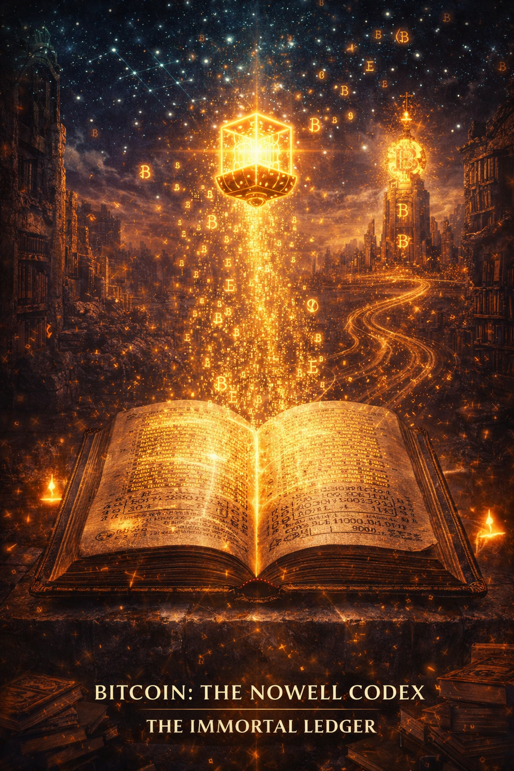 📜✨ DUAL-LAYER 1/1 NFT LIVE
BITCOIN: THE NOWELL CODEX — THE IMMORTAL LEDGER
An ancient manuscript.
A…