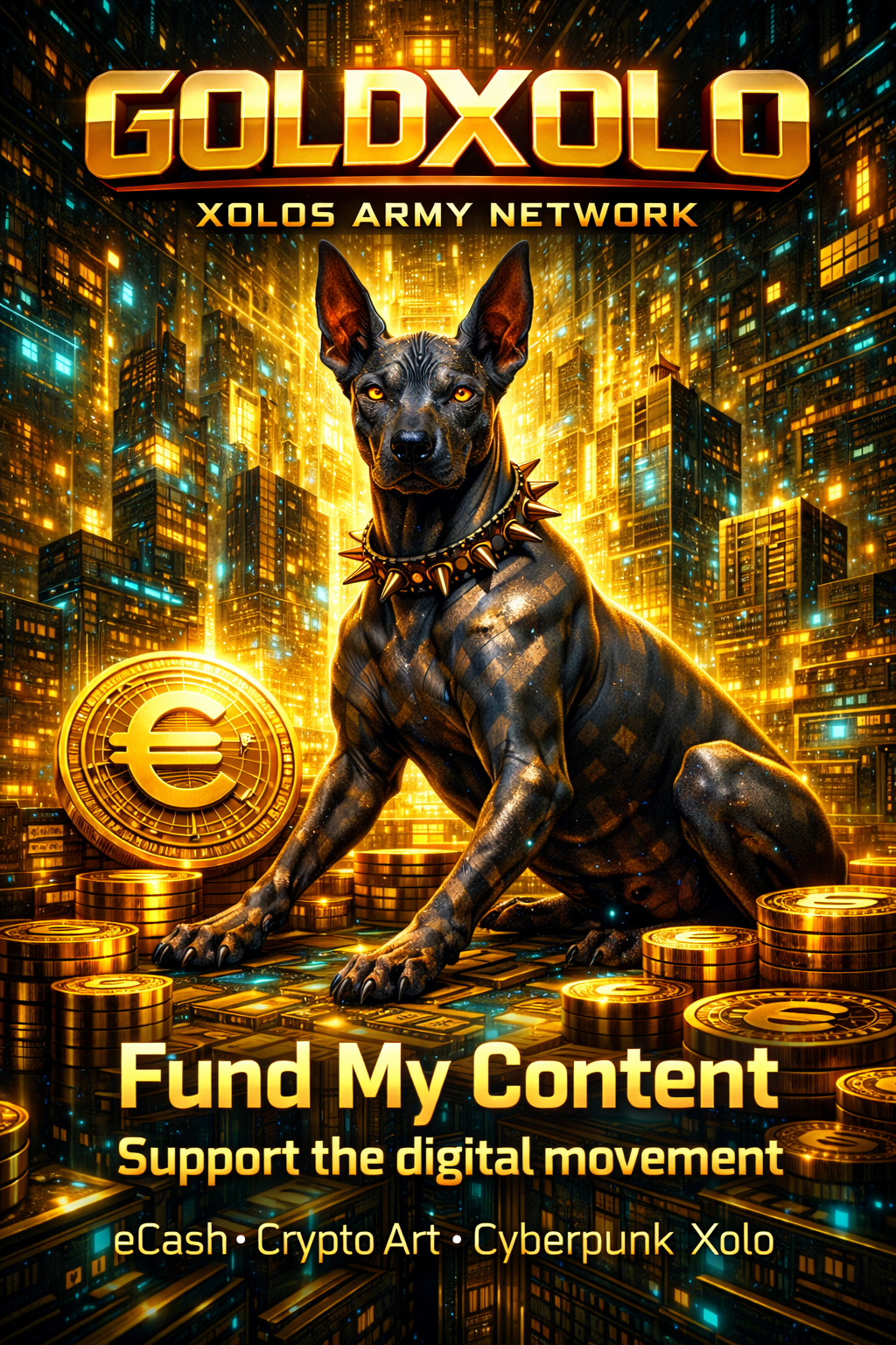 Enter xolosarmy.xyz and be part of the Web3 community of eCash and RMZ. 🐕⚡
Support Xoloitzcuintles,…