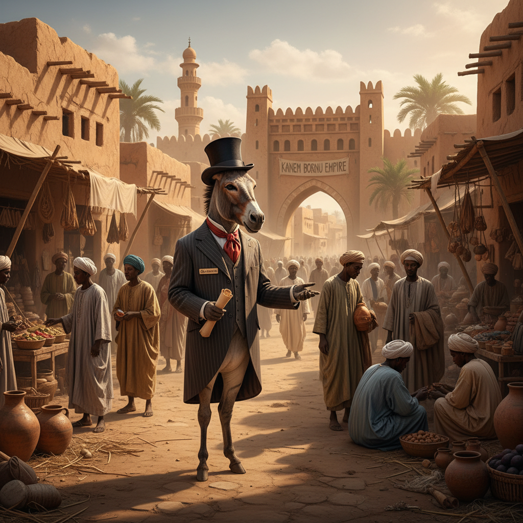 Nigeria
Mr Donkey in Kanem Bornu Empire City!nb