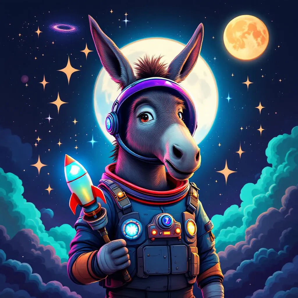 !flux Your donkey sure knows rocket science ser! 🐴🌛 i'm back...8.88 g sustained🚀 feel like im enter…