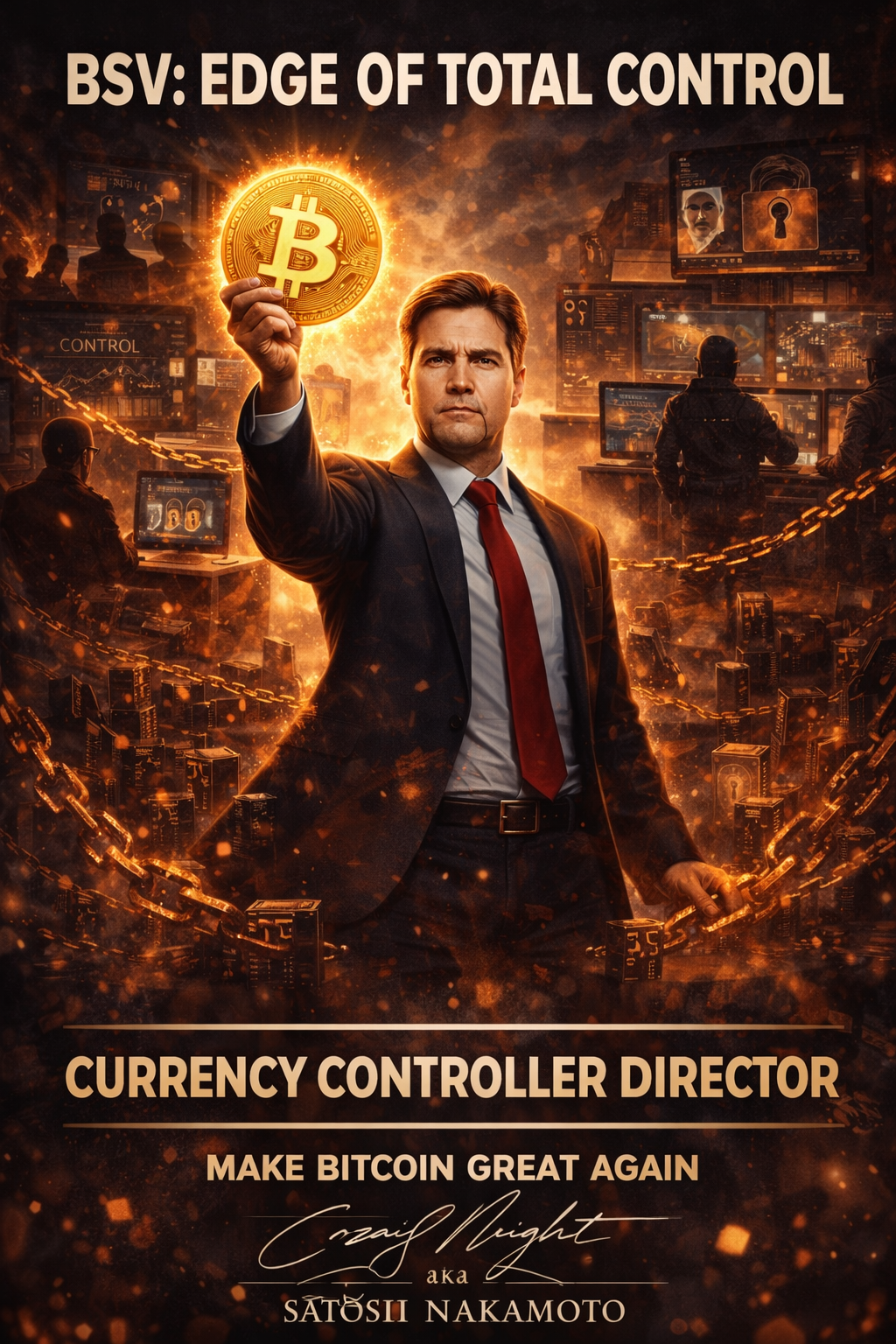 [[BSV PROWESS]]

BSV: EDGE OF TOTAL CONTROL
Currency Controller Director
MAKE BITCOIN GREAT AGAIN
—…
