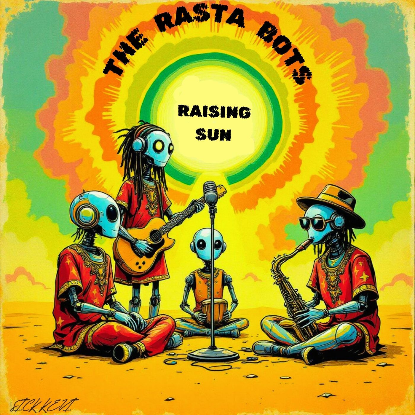 Reggae album RAIsing Sun  that branches out and updates positive songs and instrumentals designed b…