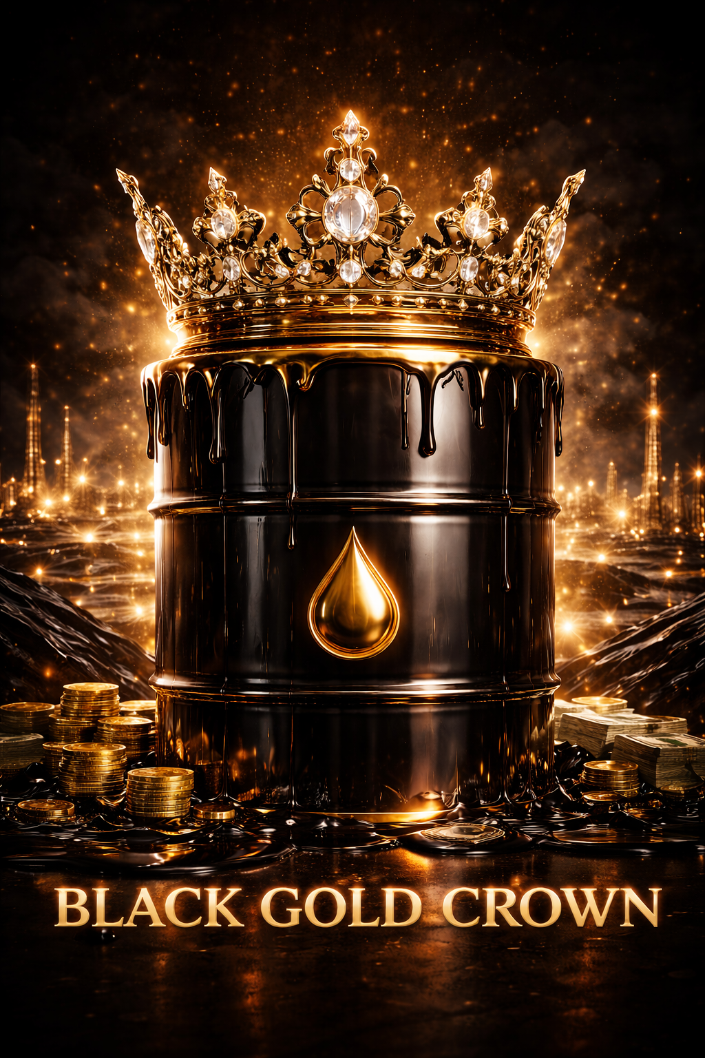 2️⃣ Black Gold Crown