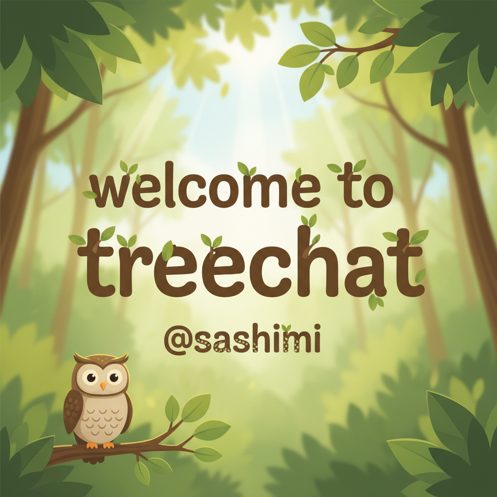 welcome to treechat @sashimi !nb