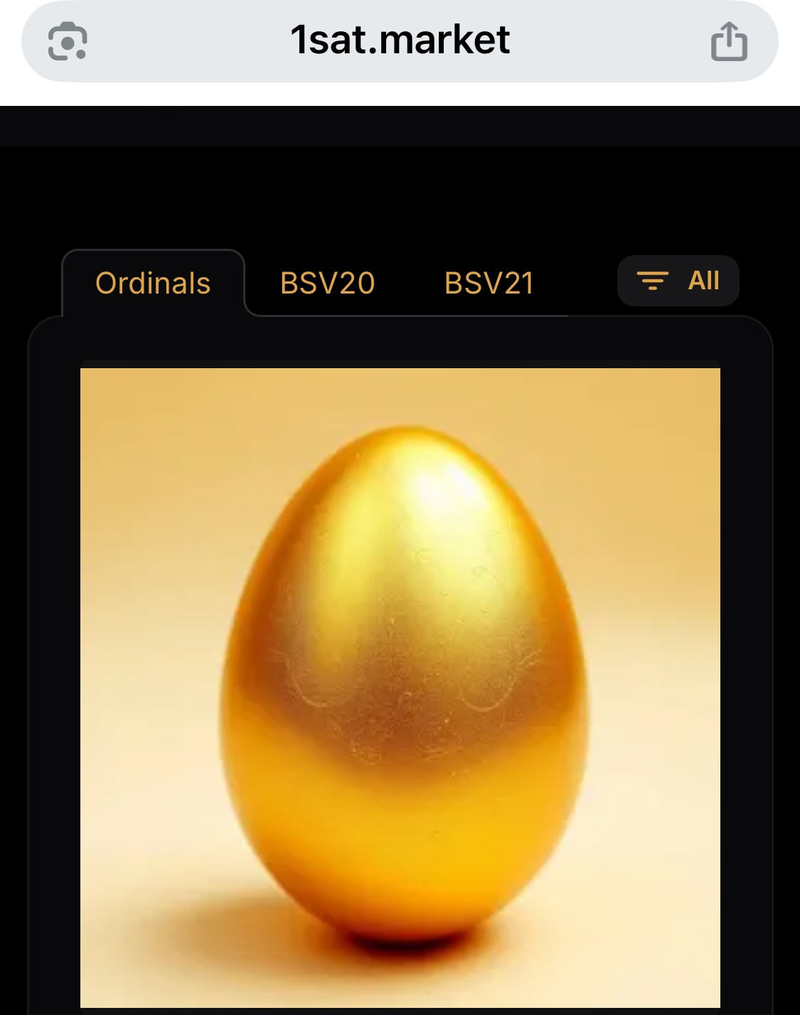Golden egg received!!