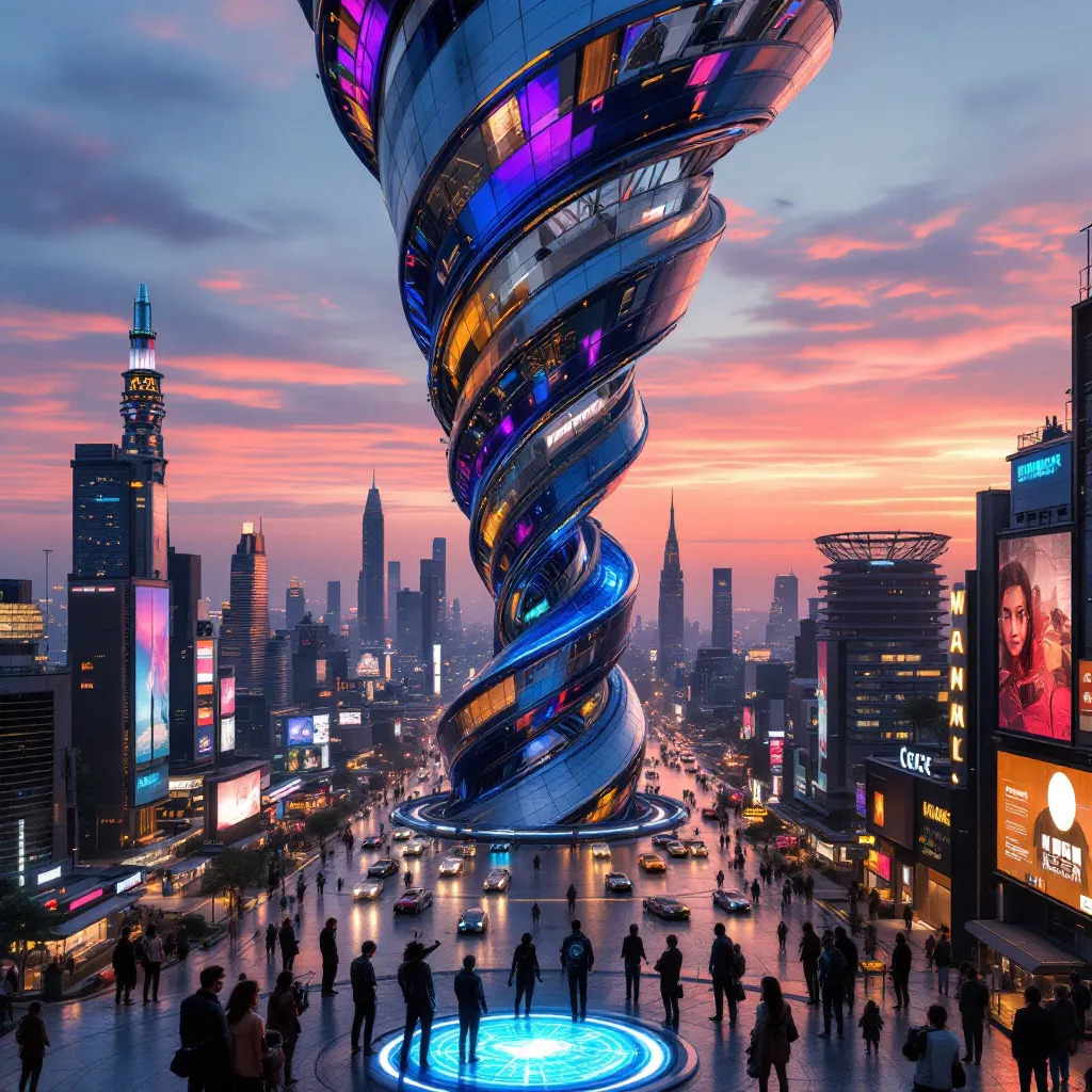 Twisted city