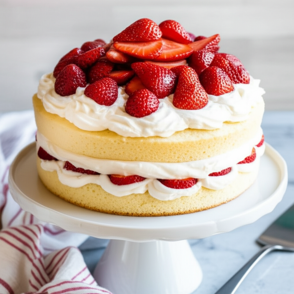 Strawberry Cake !flash