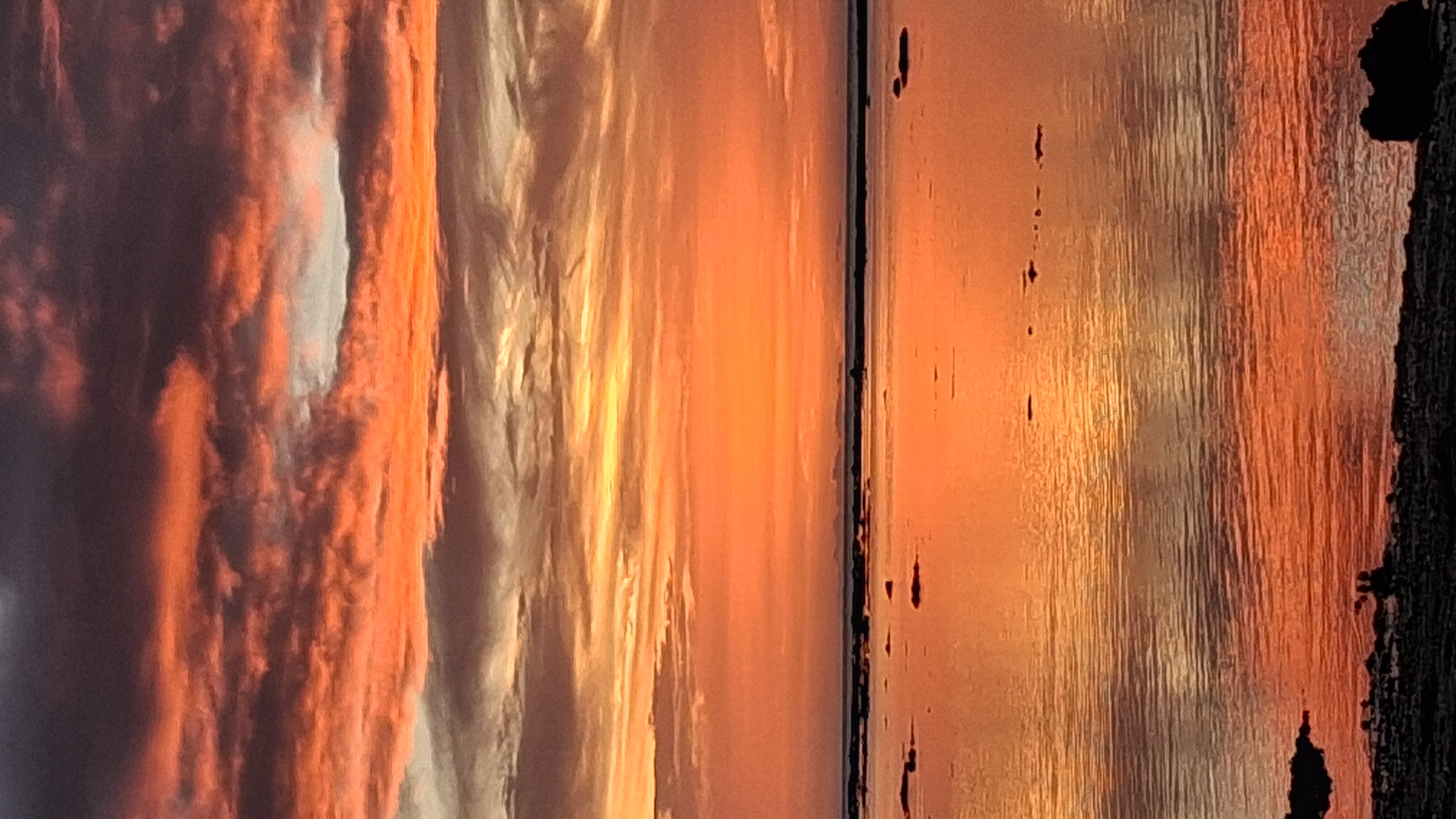 Sunset from Mauritius island, Indian Ocean.