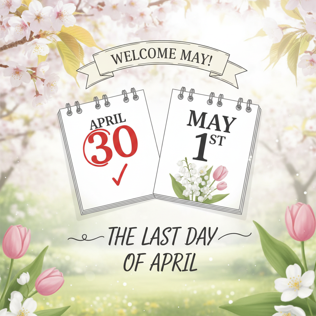 !nb it's the last day of April. Welcome May.