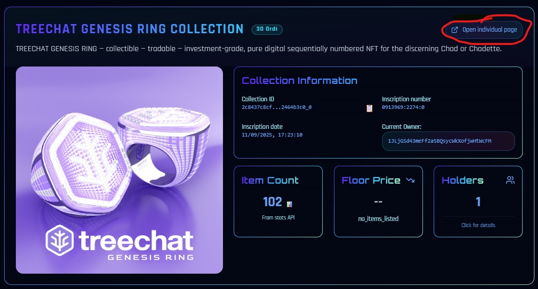 take a look to this new button in the collection cover: The collection cover is an ordital too, but…