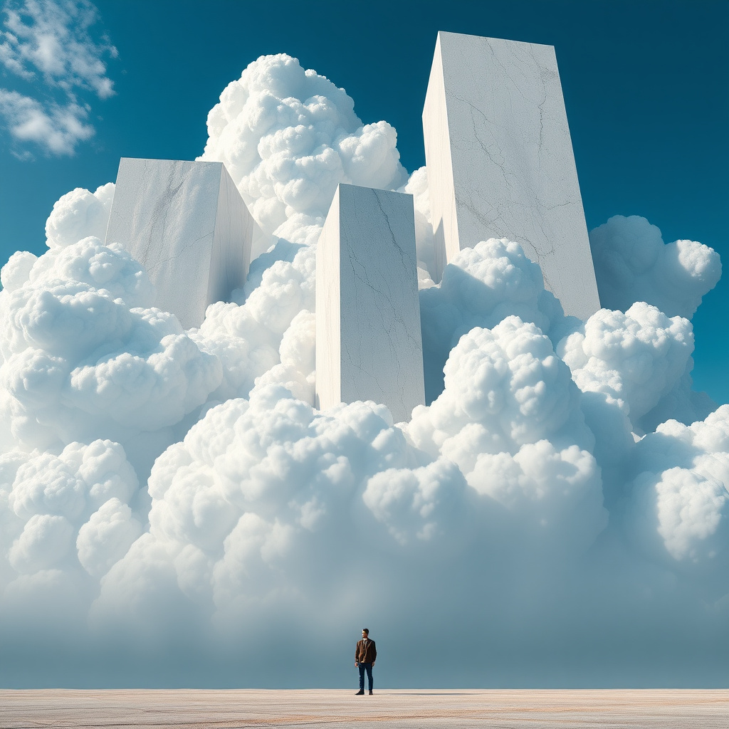 Marble clouds