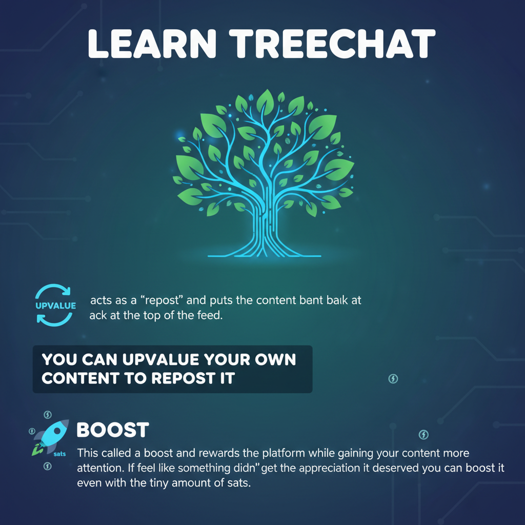 [[learn treechat]] its very important to understand that upvalue acts as a "repost" and puts the co…