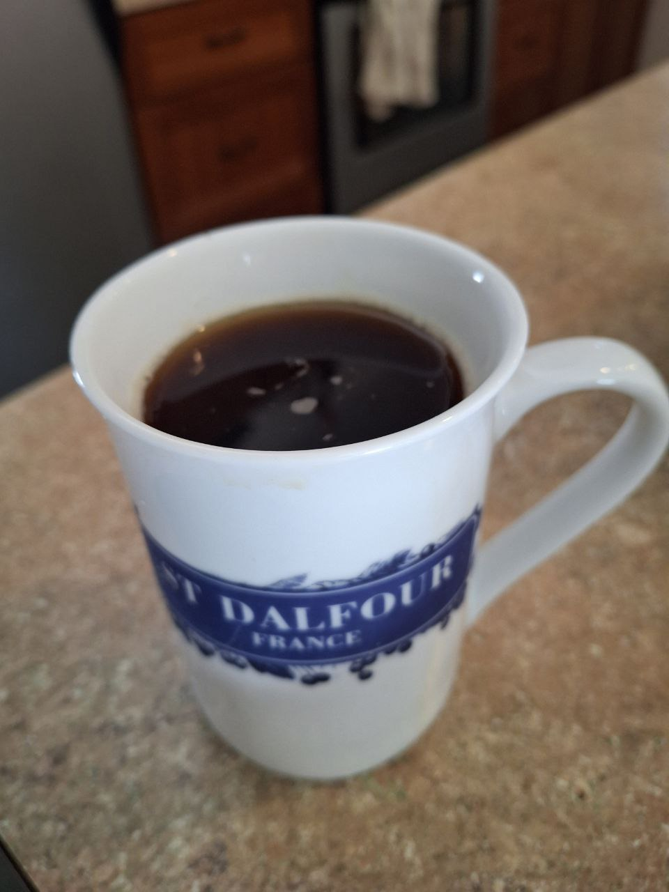 roasted dandelion root.. tastes a bit like coffee