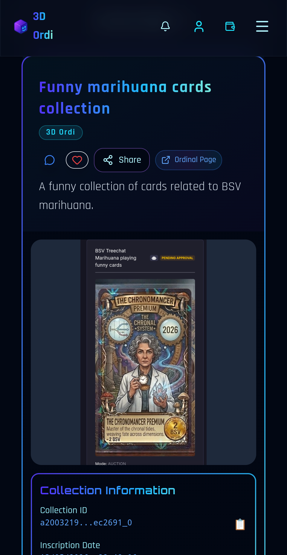 New collection  Funny marihuana cards
 in 3DORDI 
@1Bsvcrypto @4DToken @J1Pelaez @3dordi @ZoideNFT …
