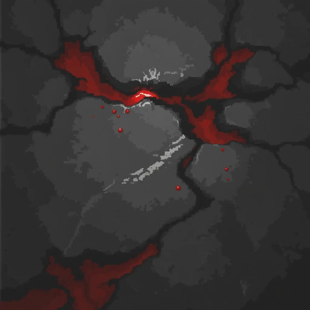 Crimson Oil:
Dark cracked earth, thick blood-red oil seeping, cinematic lighting, haunting atmosphe…