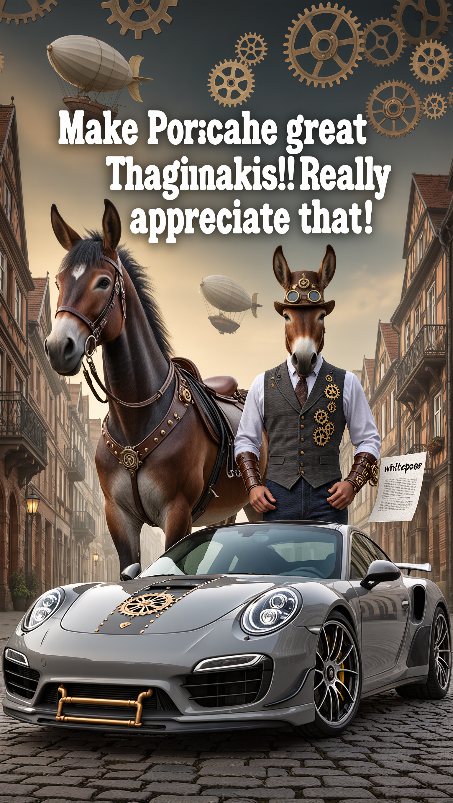 Stupid Things2009* IAAI-make PORSCHE great again 🤪🫏🤪🐎🚗🏎️🦸‍♂️💪👨‍🔬
#8 🤪🐴 POWER 🚗🎶🎶