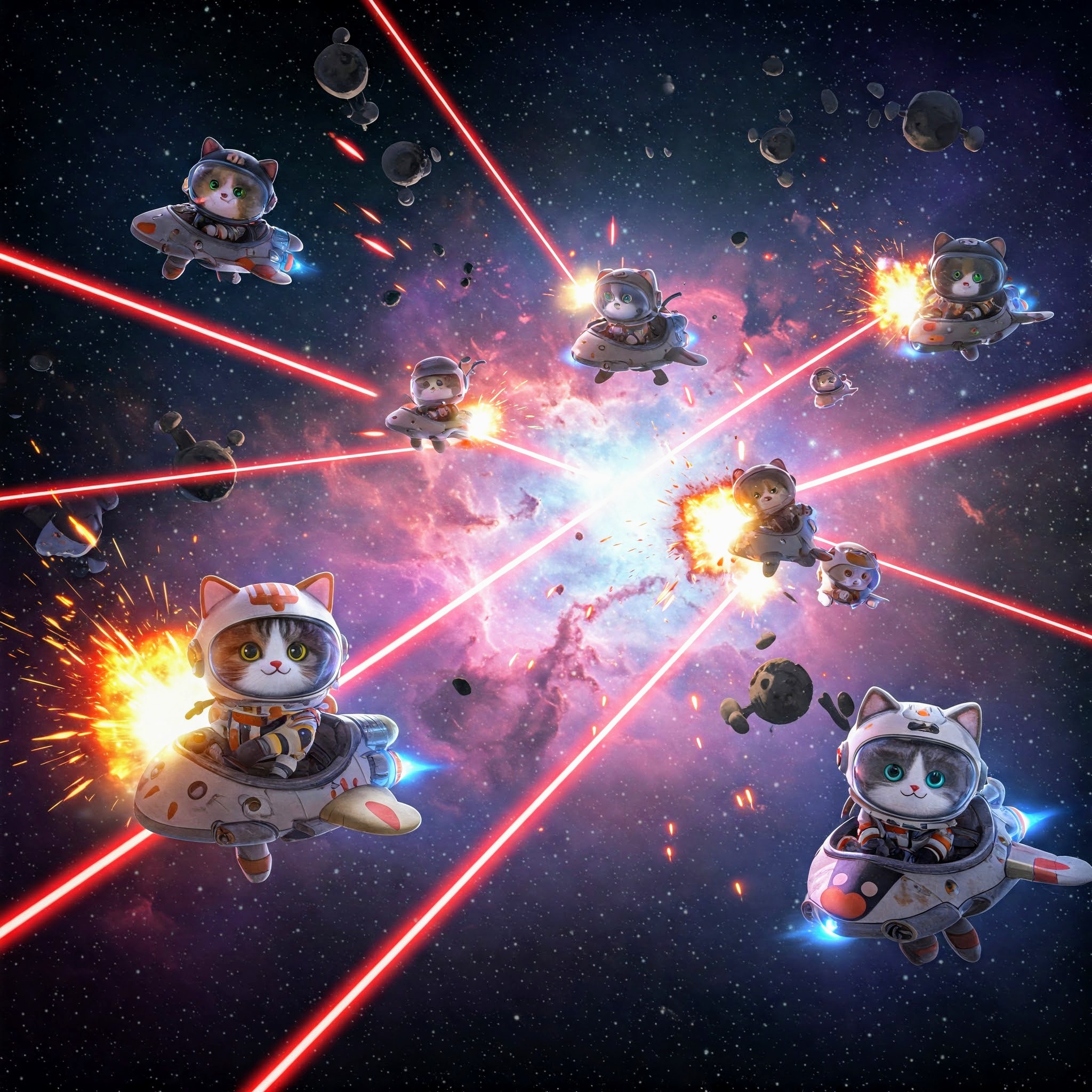 Space Cats Battle