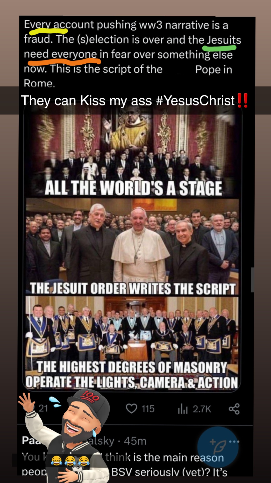 YesuSchrist post