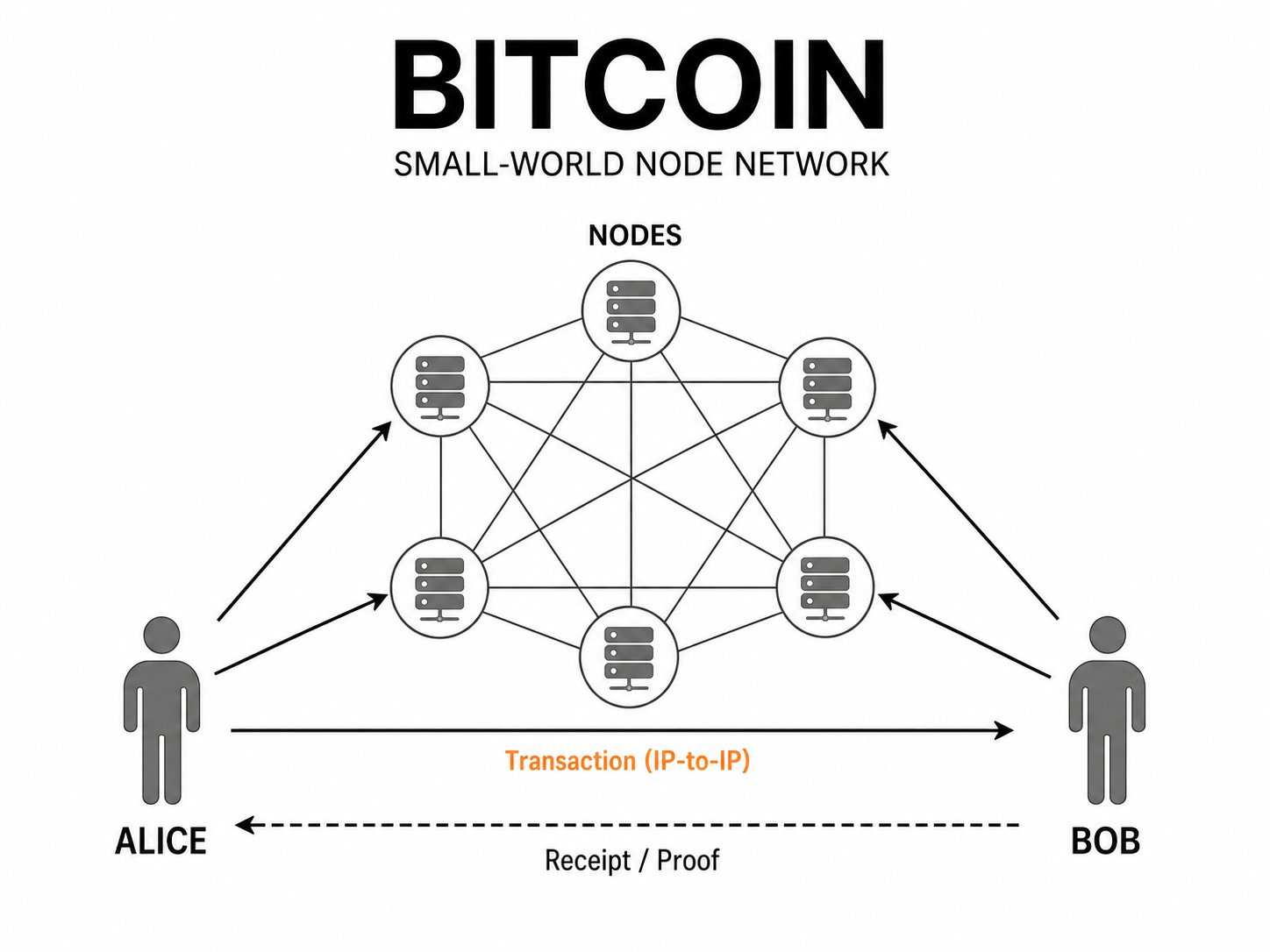 This is how Bitcoin is really designed.
Alice sends to Bob. Alice also sends to nodes. Bob sends to…