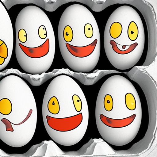 !sd2 a cartoon egg