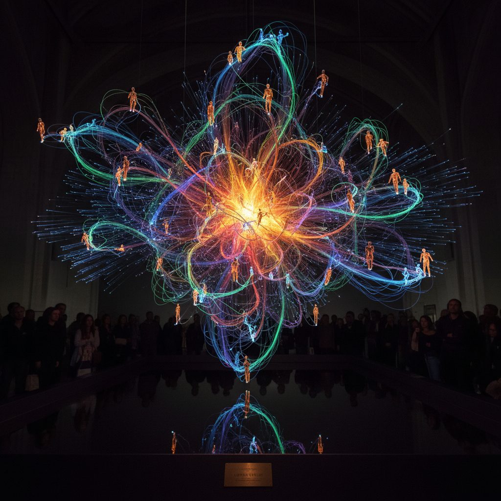!nb show me human energy as a art peice