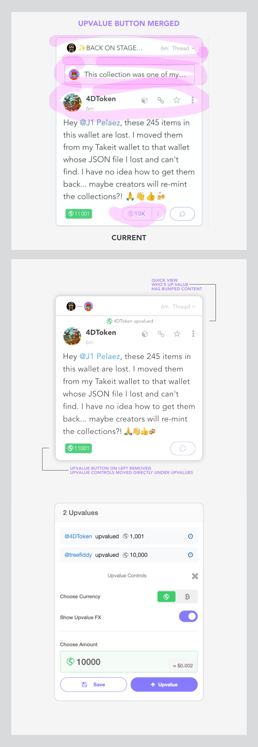 4)Upvalue button delete, 😱 upvalue controls merged into 
upvalue modal.