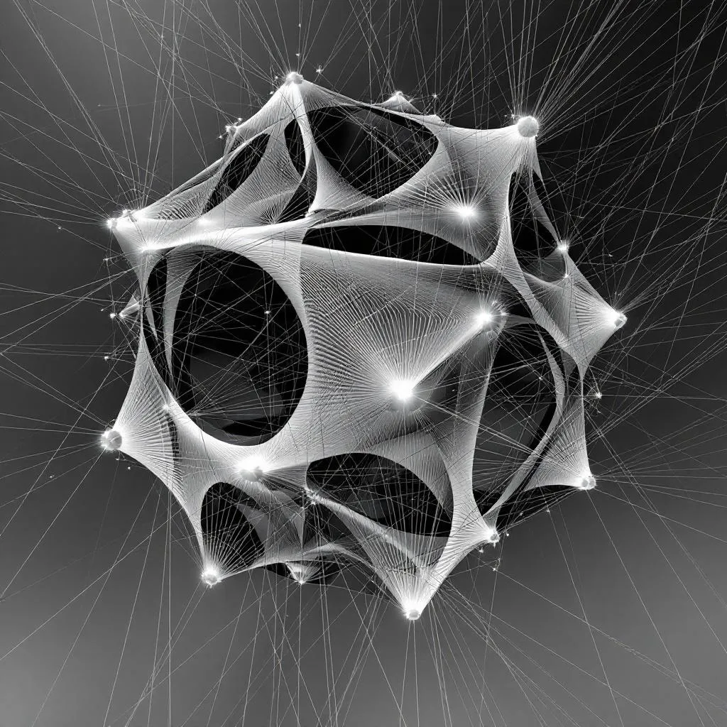 !flux an infinitely branching thread tree datastructure. lines branching off each other one after a…