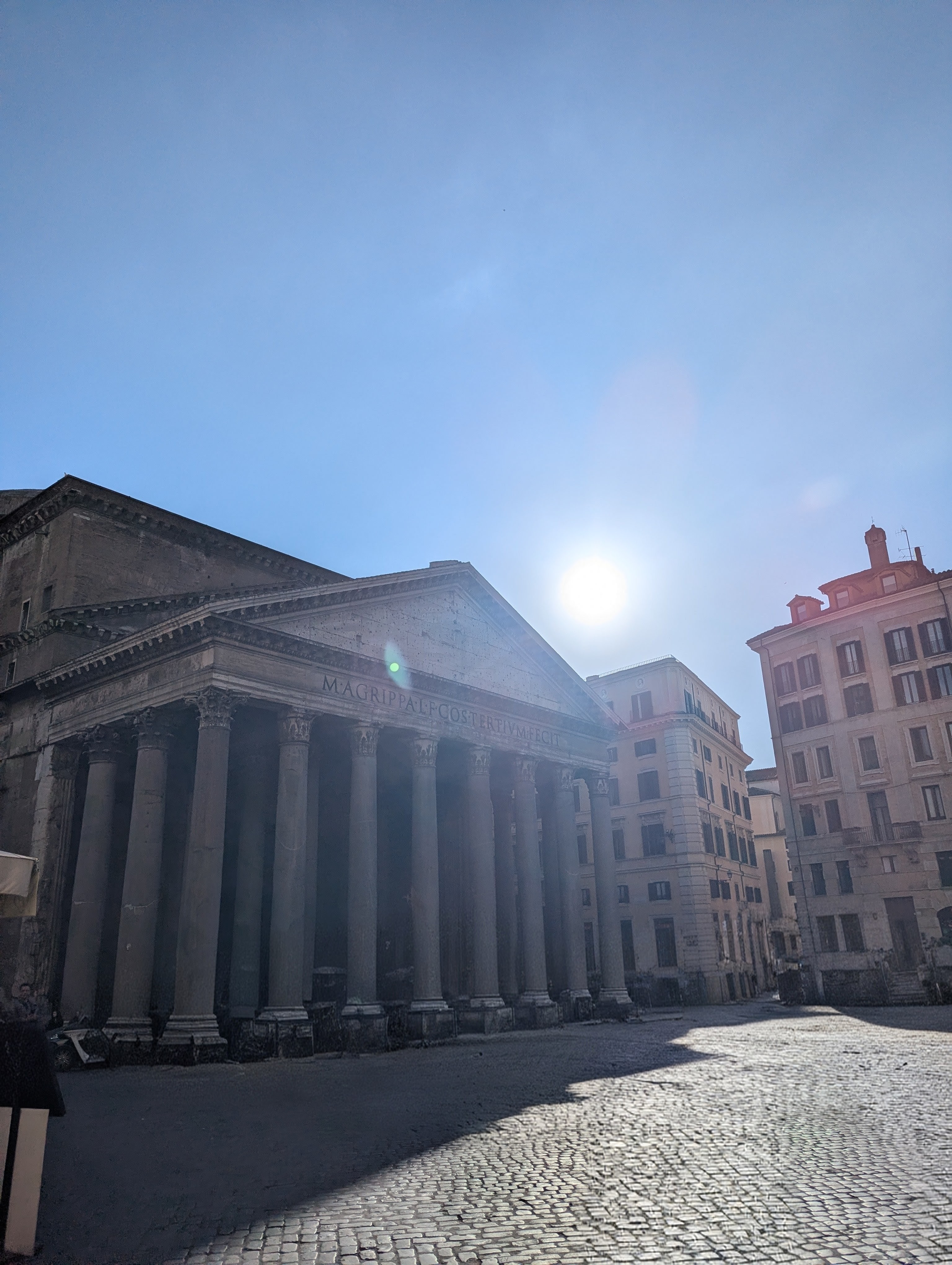 Pantheon, ancient Romans developed the best concrete, these columns are the largest unreinforced co…