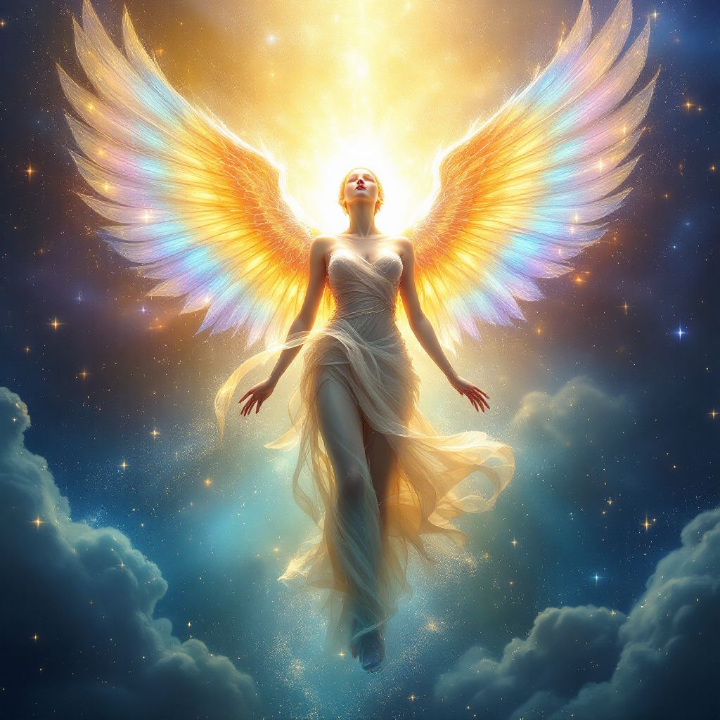 !flux11 Above it stood the seraphims: each one had six wings; with twain he covered his face, and w…
