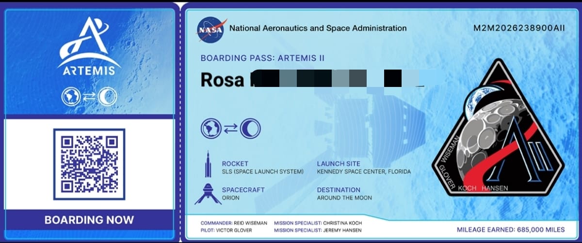 My family and I are going to the moon! 🚀🚀🚀