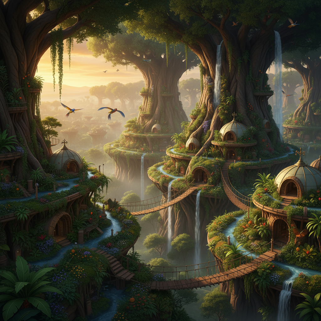 !nb Hanging gardens of treechat