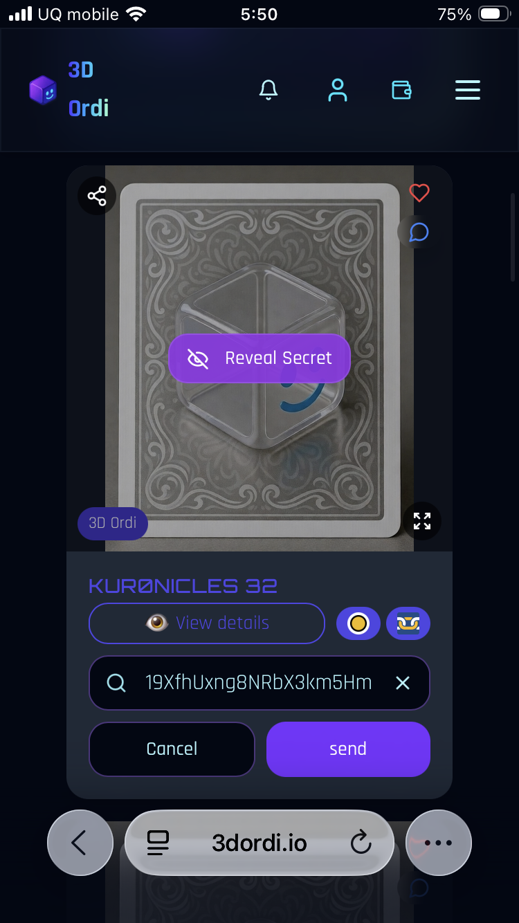 I sent🙌
https://3dordi.io/ordinal/542dd2cc3dac30a5bc7429233ce0ce9d66e986102124ffd3450771fb1ff00977_…