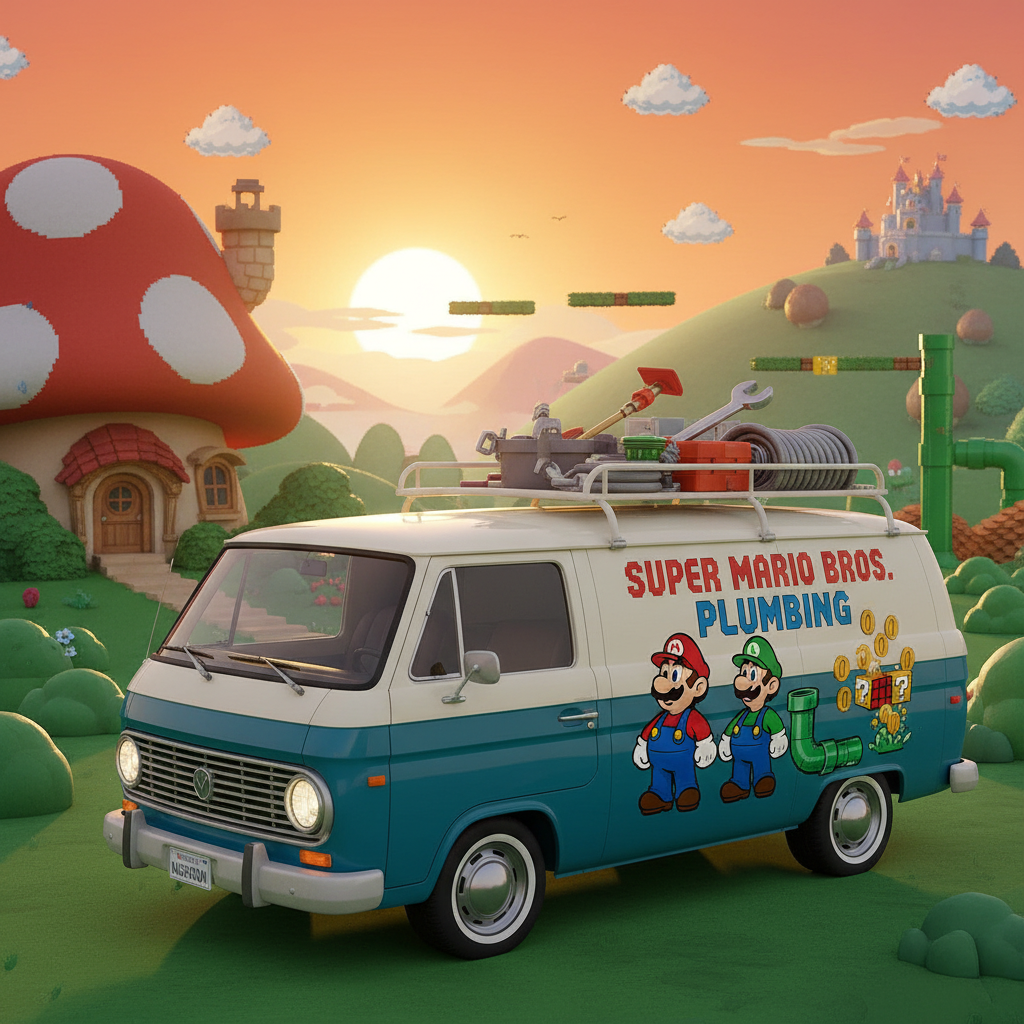 Super Mario Brothers plumbing  !nb