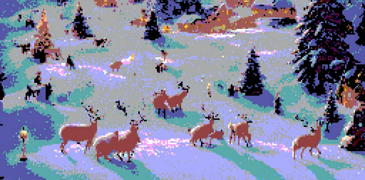 !edit_flux fix all the awkward and bad generated animals, trees, replace what doesn't make sense wi…