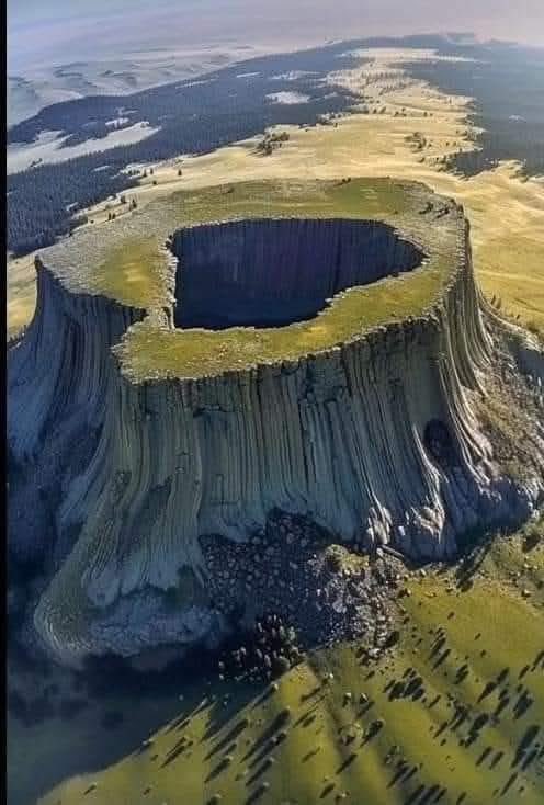 Not all of them are mountains, but very ancient giant trees from the world before.