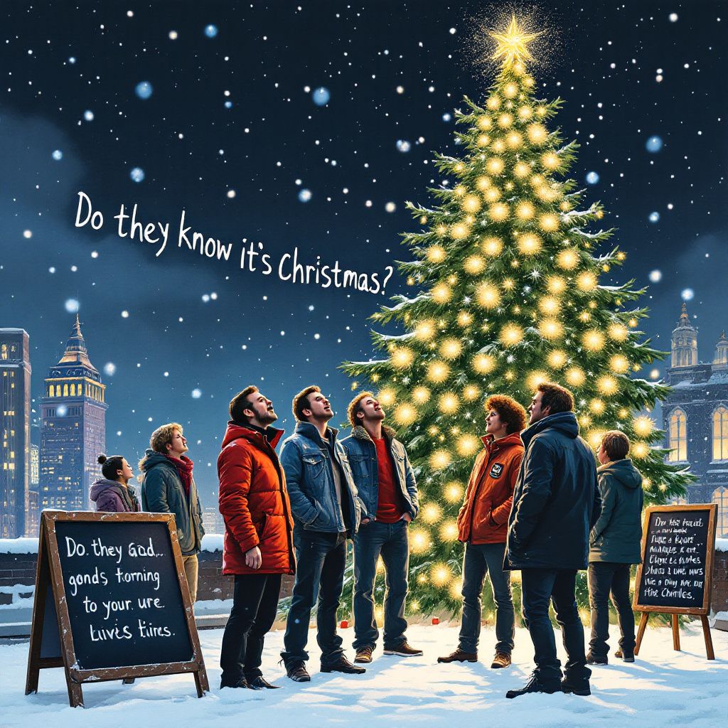 !flux11 Band Aid, “Do They Know It’s Christmas”