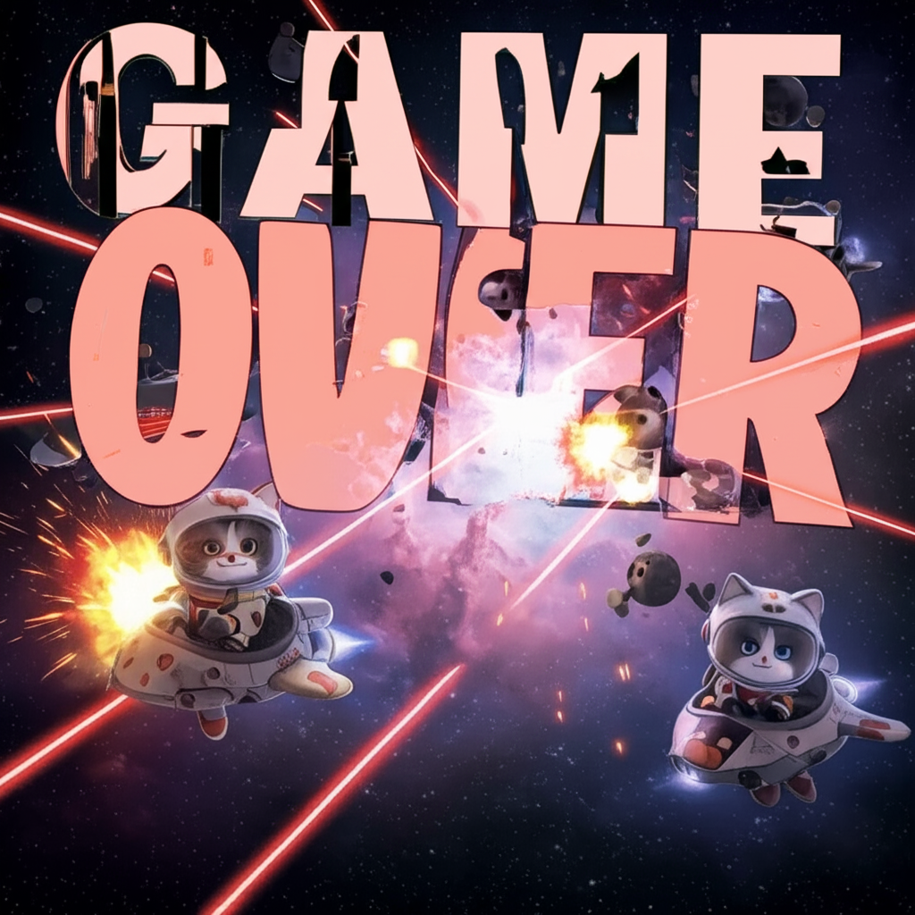 !edit Show the words GAME OVER