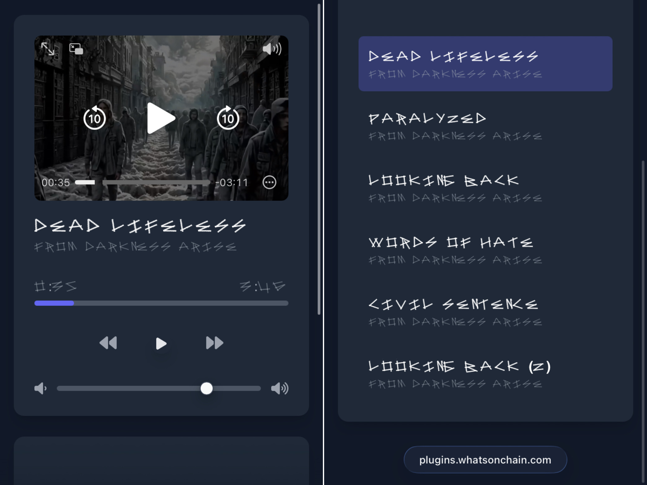 What is the status (mechanism) of this? The inscription is displayed on the WhatsOnChain URL?? lol